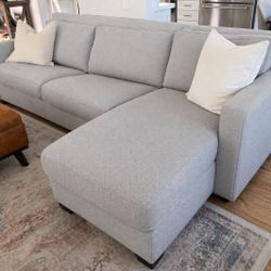 West Elm Harris 2-Piece Chaise Sectional w/ Storage 