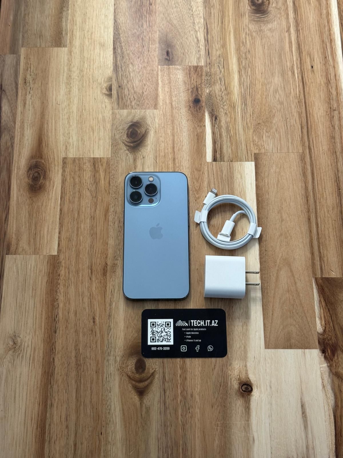 📱 iPhone 13 Pro | 256GB | Sierra Blue | AT&T/Cricket Only | Hablo Español