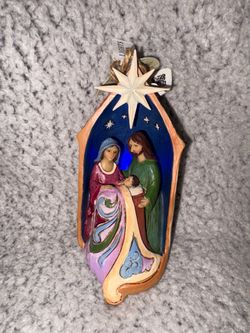Lighted Nativity Christmas Ornament