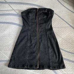 Black Zipper Dress 