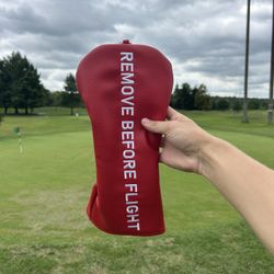 Remove Before Flight Golf Driver Headcover