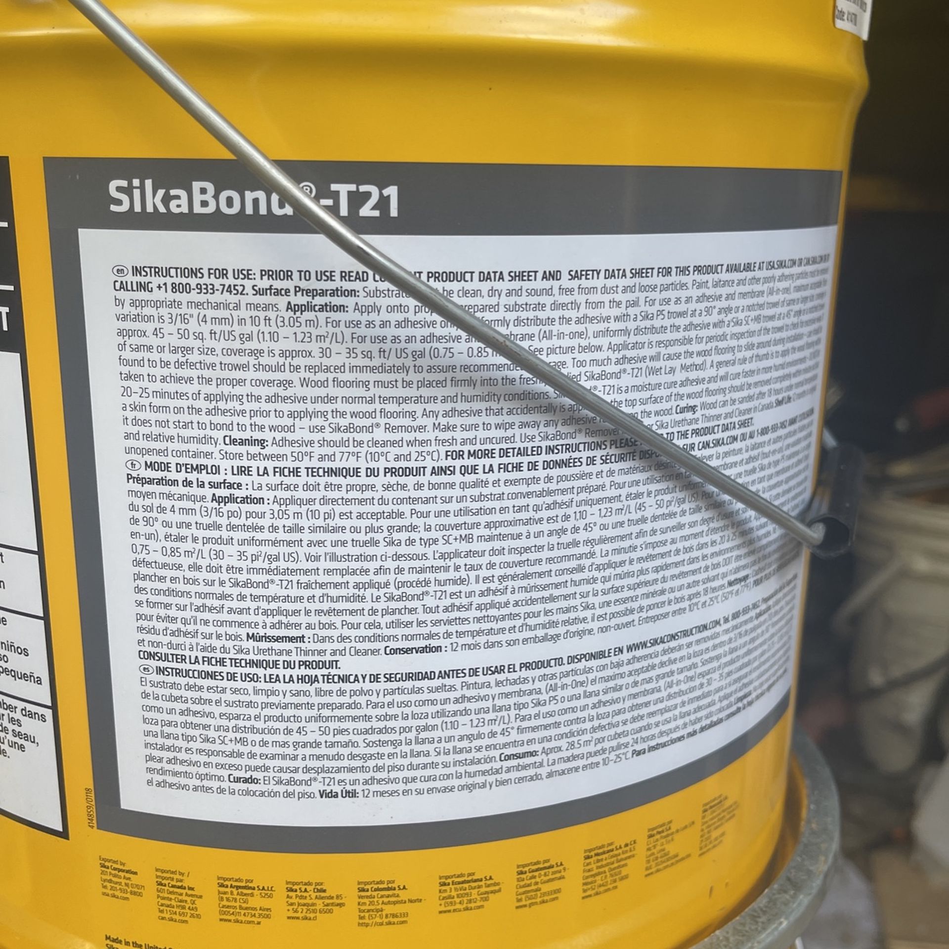 Sikabond Polyurethane Glue Adhesive For Wood Floors for Sale in Pompano Beach, FL OfferUp