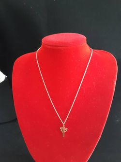 Gold plated copper necklace