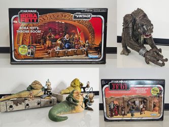 Massive 3.75” Jabba Collection – Star Wars Jabba’s Palace / Boba Fett Throne Room