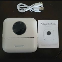 New! Portable Bluetooth Thermal Mini Pocket Printer