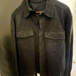 Men French Connection Leather Jacket