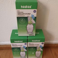 Brand New Hakaa Silicone Breast Pump And Flower Stopper Sets Each. Fontana Pickup.