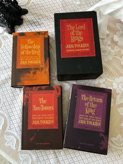 Lord Of The Rings Trilogy - J.R.R. Tolkien - 1965 Box Set w/Dust Jackets & Maps