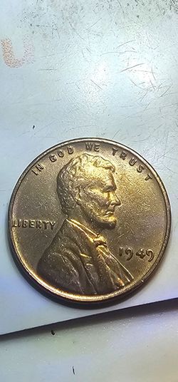 USA LINCOLN WHEAT PENNY, 1949 .