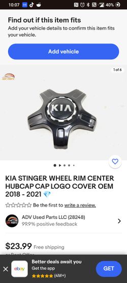 Kia Stinger 19 Inch Wheel Covers