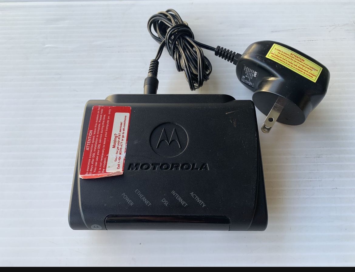 AT&T High Speed Internet Motorola DSL Modem 2210-02-1ATT Style MIPDSLA