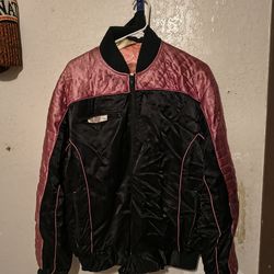 Vintage 1984 Miami Vice Satin Bomber Jacket - Original Licensed Graphic Express (XL