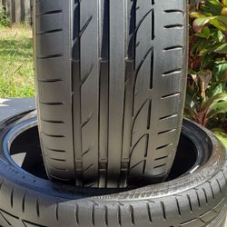 TWO 255/35/19 BRIDGESTONE POTENZA RFT