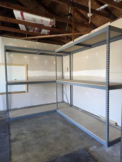 Industrial Racks 84 in W x 24 in D Used Heavy Duty 3 Tier Storage Shelving Stronger Than Homedepot Lowes And Costco Delivery Available