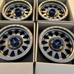 17" METHOD wheels Tacoma 4Runner Tundra Sequoia Silverado Sierra Tahoe Suburban 6x5.5 Rims