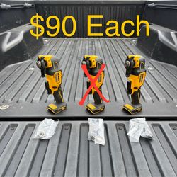 DEWALT ATOMIC 20V MAX Cordless Brushless Oscillating Multi Tool (Tool Only) **$90 Each**