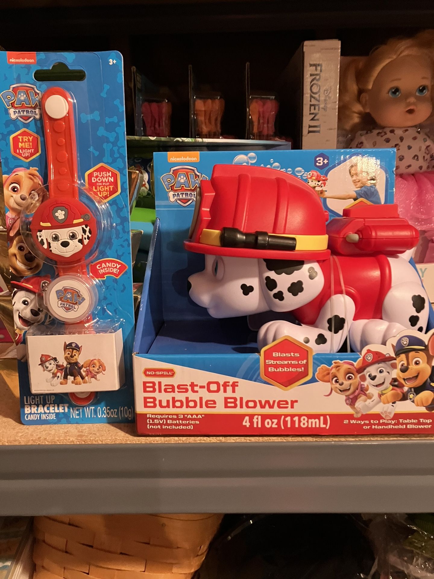 Marshall Bubble Blower And Light Up Watch Both New