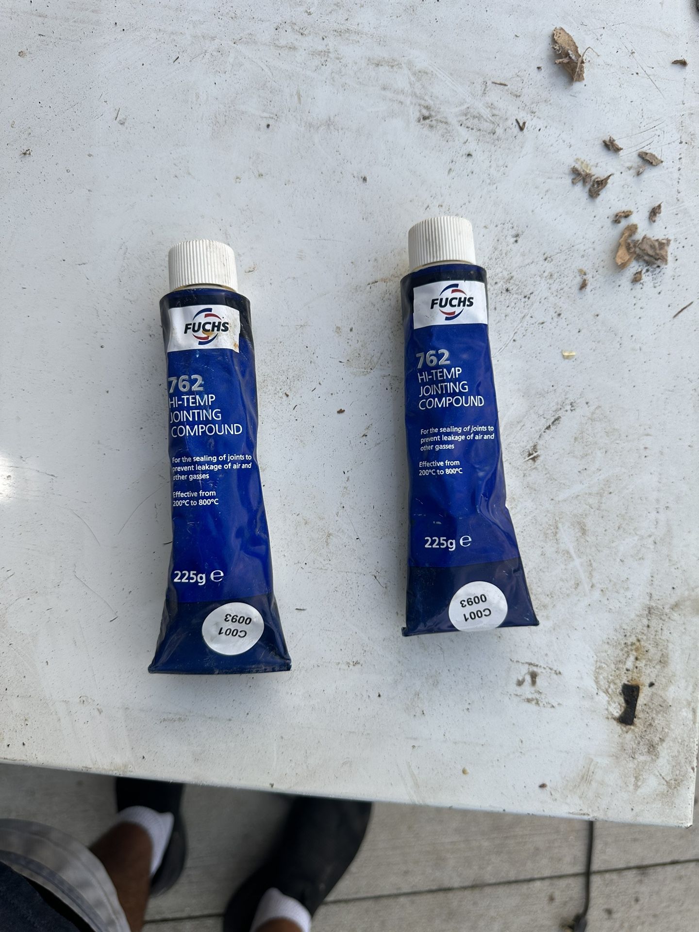 2 tubes FUCHS RENOLIT 762 High-Temp Jointing Compound - 200 Gram Tube