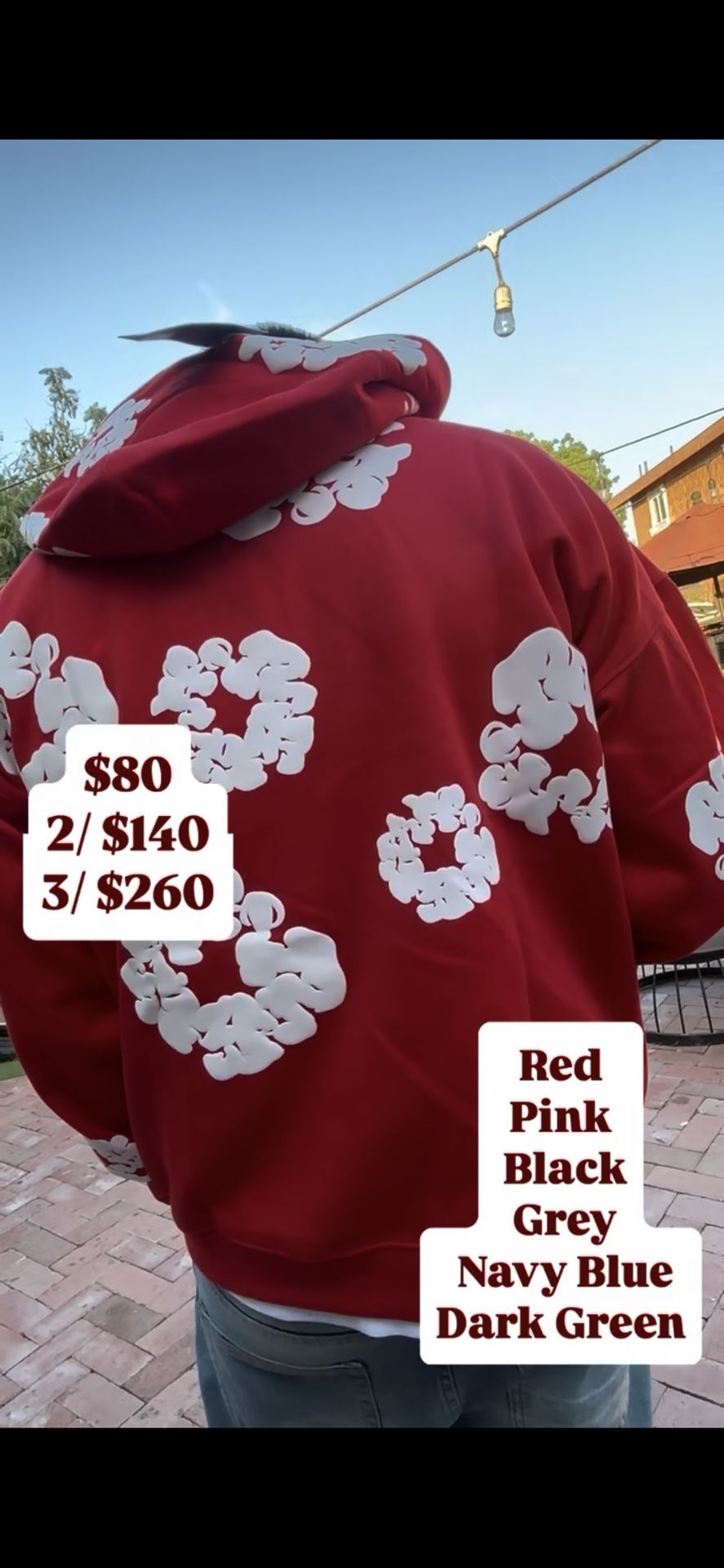 Denim Tear Hoodies