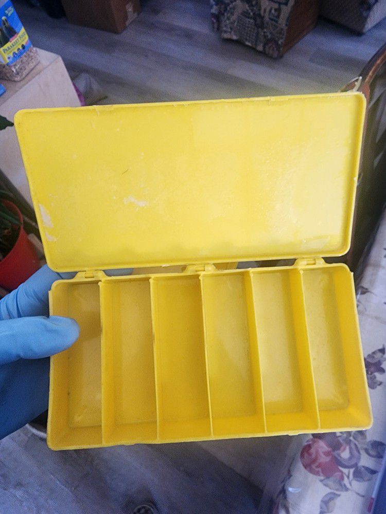 Two Yellow Containers 2 X $5.00 For Both.