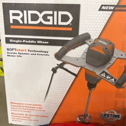 Ridgid Single Paddle Mixer 