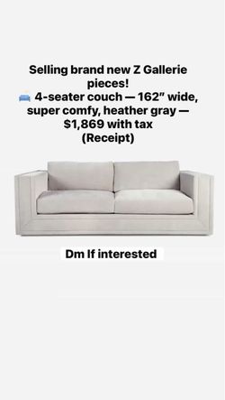 Z gallery four piece couch set