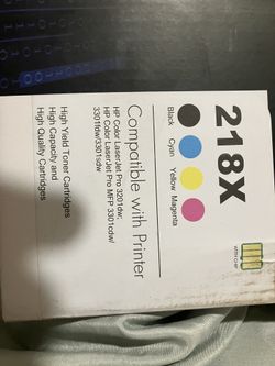 218X 4 Pack Toner cartridge With Chip