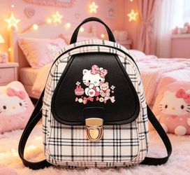 BRAND NEW Hello Kitty small designer style backpack Sanrio