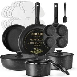 NEW Carote 17Pc Cookware Set PRICE FIRM!!