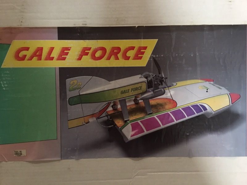 Rare Dumas Gale Force RC Airboat Kit New Unbuilt