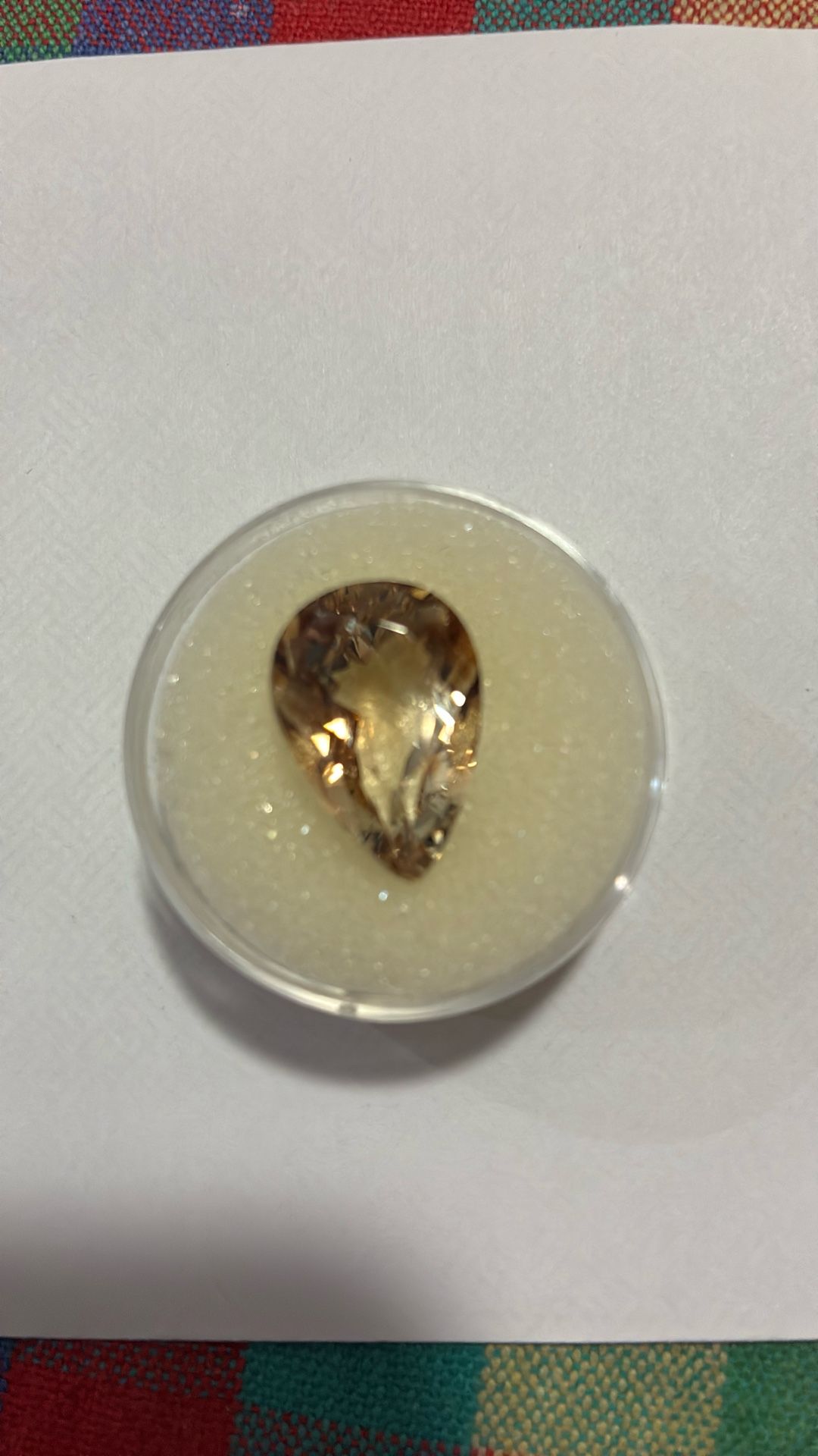 19.63 Carat PEAR CUT AMETRINE