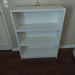 White IKEA Bookshelves 