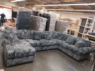 BRAND NEW 6X13X10FT and 11X11FT U SECTIONAL,  CORDOROY FABRIC,  CUSTOM MADE AVAILABLE