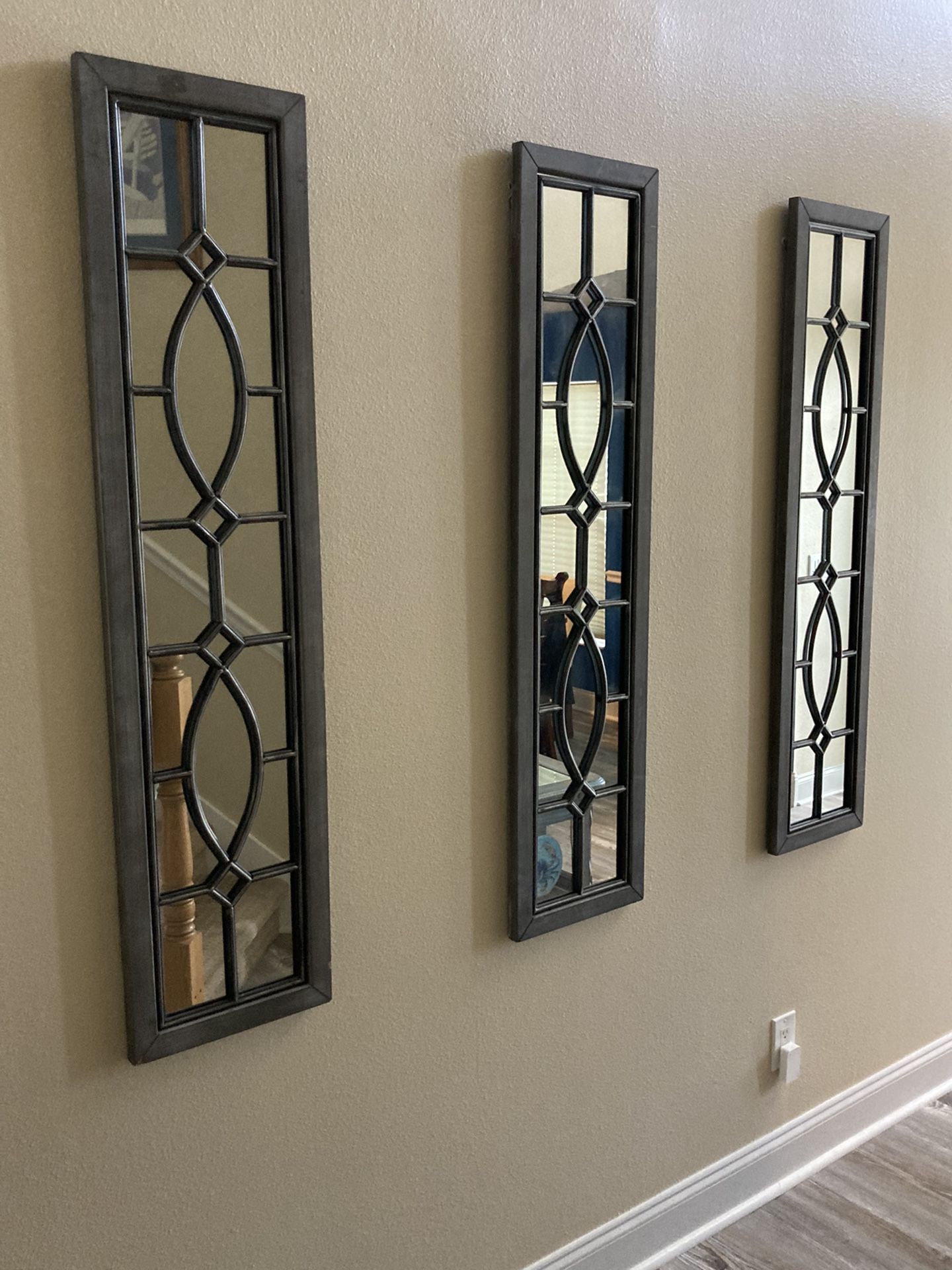 3 Large Decorative Mirrors 150.00 For All