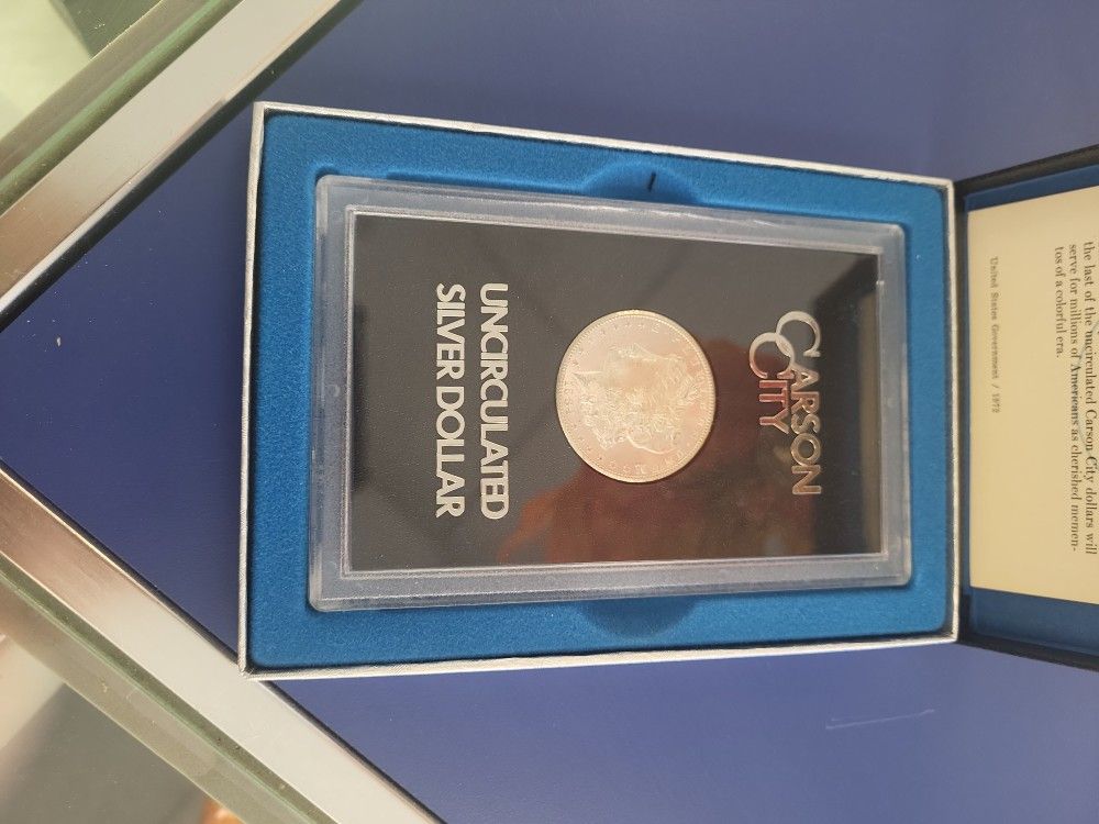 Carson City Uncirculated Silver Dollar