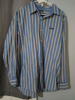 Chaps Men's Striped Button-Down Shirt