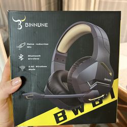 BINNUNE Gaming headset  2.4 GHz