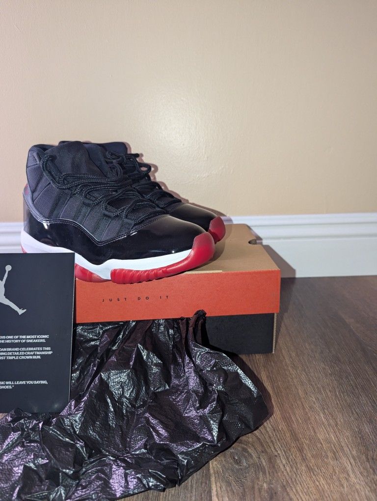 Jordan 11 Bred (2019 Release) Size 11