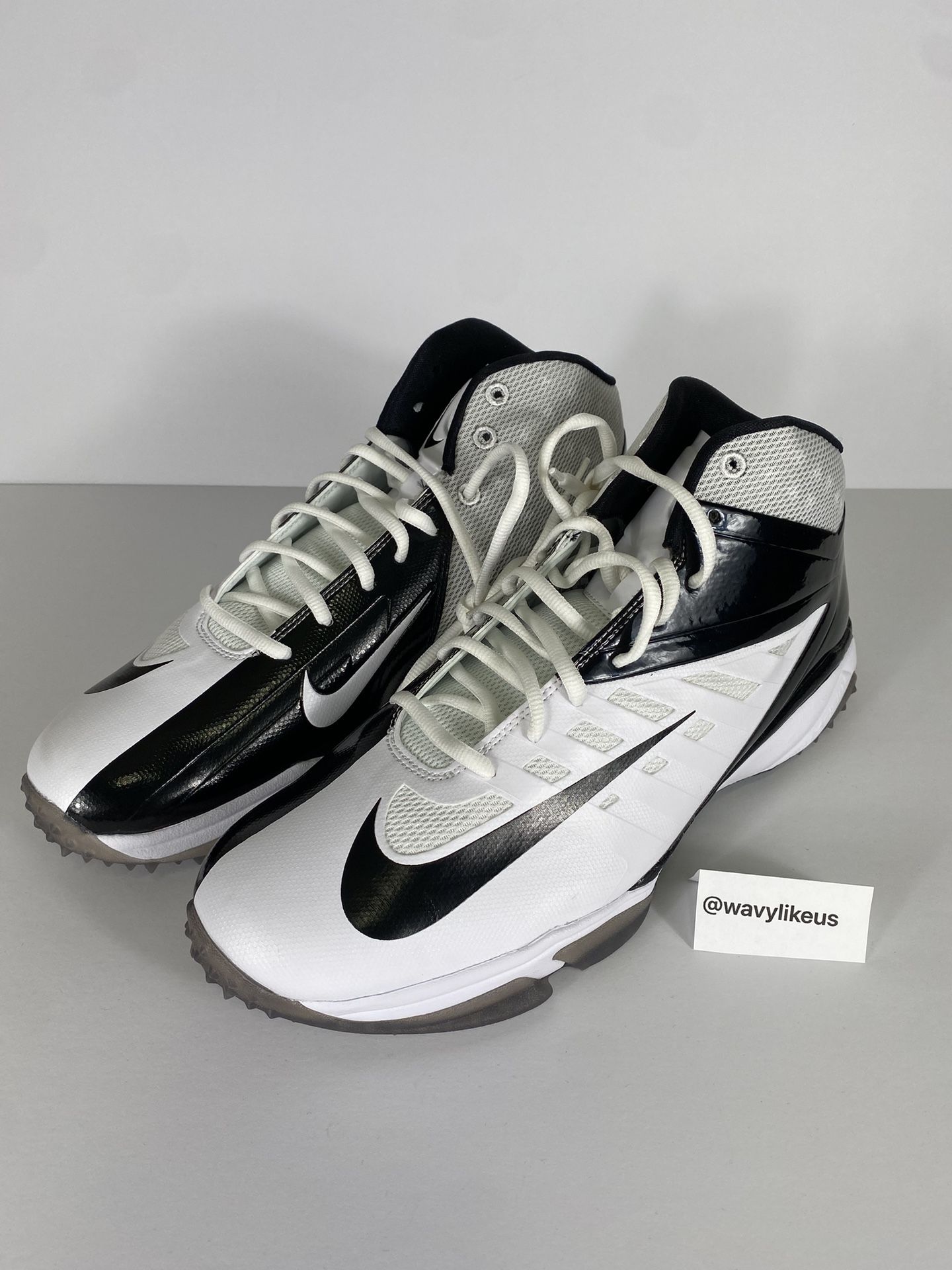 NIKE Vapor Pro 3/4 Speed Football Turf Shoes Mens Size 12.5 [527878-100]
