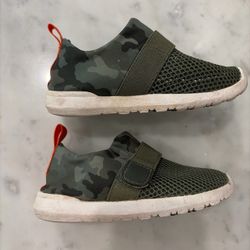 Kids Camo Slip-On Sneakers