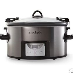 Crock-Pot 7-Quart Programmable Cook & Carry Slow Cooker.