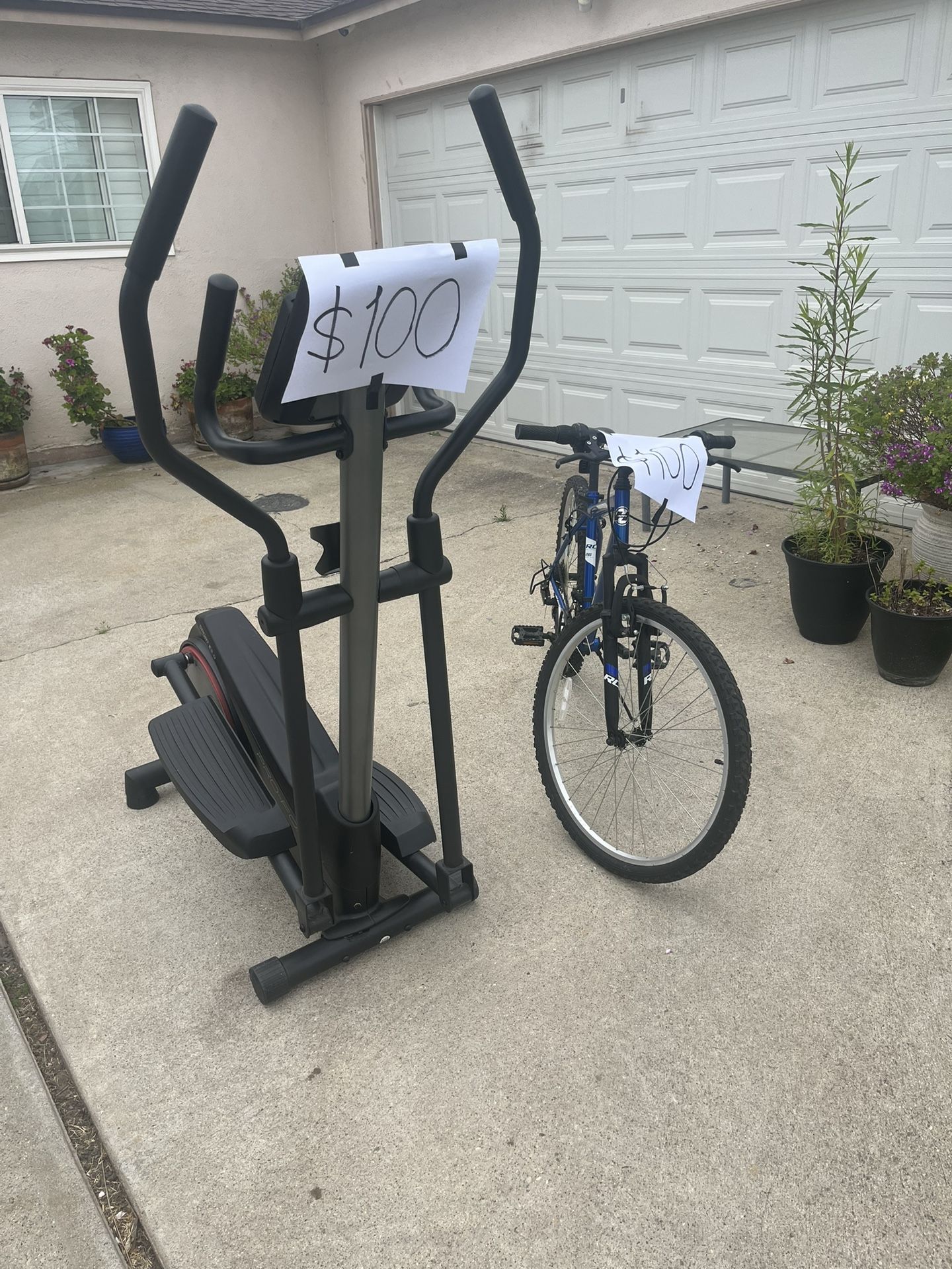 Elliptical/ Huffy Bike