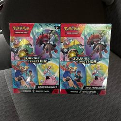 Pokemon Journey Together Booster Bundles X 2
