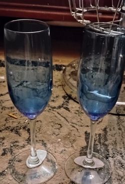 Vintage Champagne Flutes