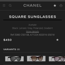 Chanel Sunglasses 