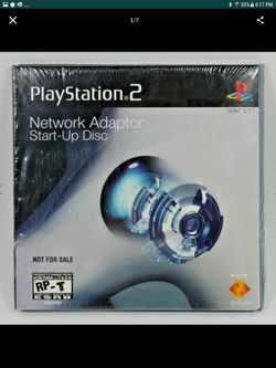 Network Adaptor Start-Up Disc for Playstation 2 (PS2) - New!