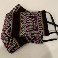 Peruvian Colorful Facemask with filter pocket