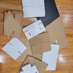 Lot of 22 new corrugated mailing or giftboxes