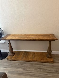 Solid Wood Console Table / Sofa Table