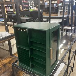 SONGMICS Jewelry Box 360° Rotating Storage Case w/ 5 Drawers Organizer - Green